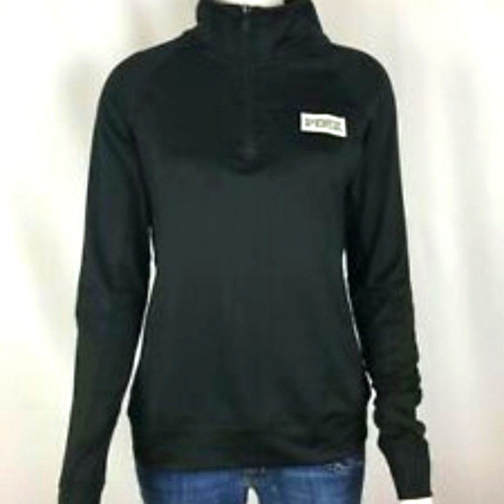 VICTORIA'S SECRET ULTIMATE HALF ZIP LONG SLEEVE PULLOVER